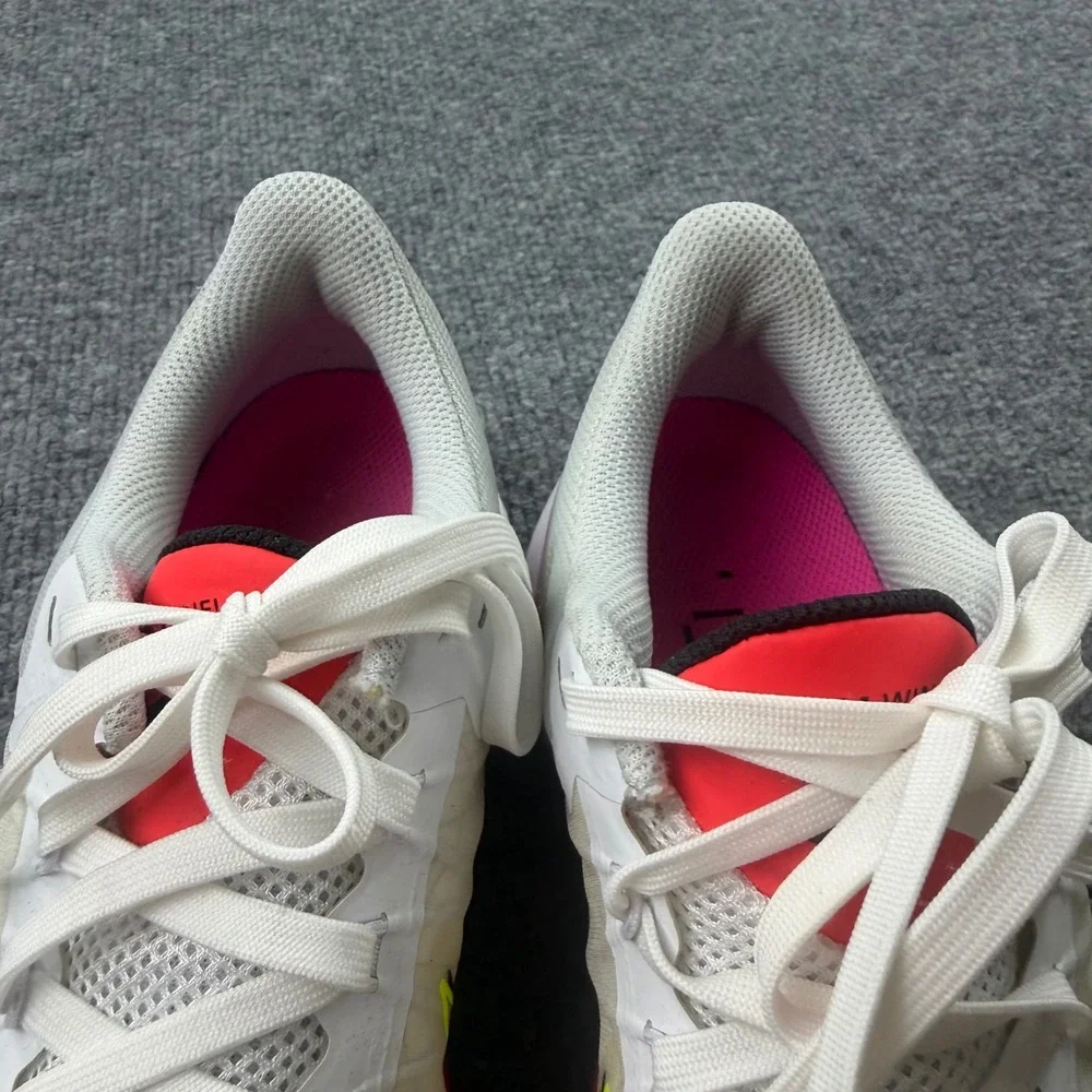 Nike Air Zoom Winflo 8 Womens Running Shoes White Pink Crimson CW3421-100 Size 8